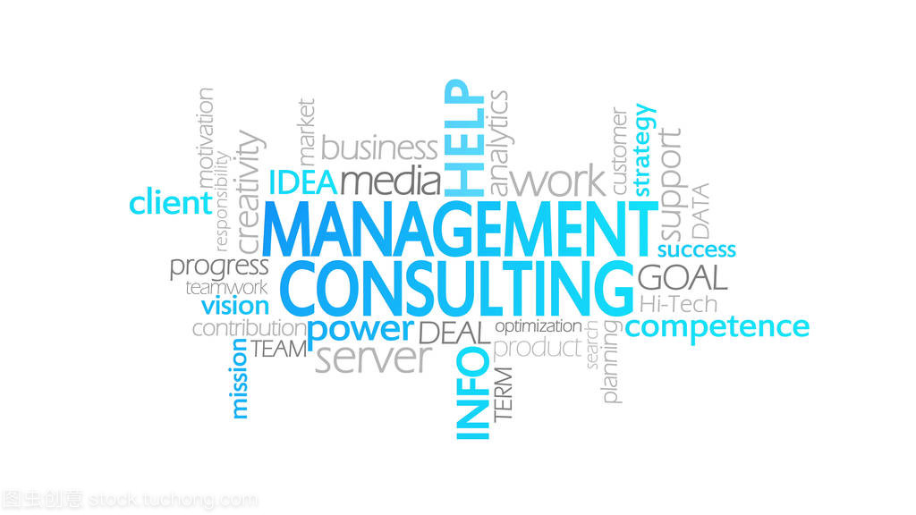 管理咨詢、 動畫的排版