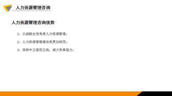 淺談人力資源管理咨詢項目